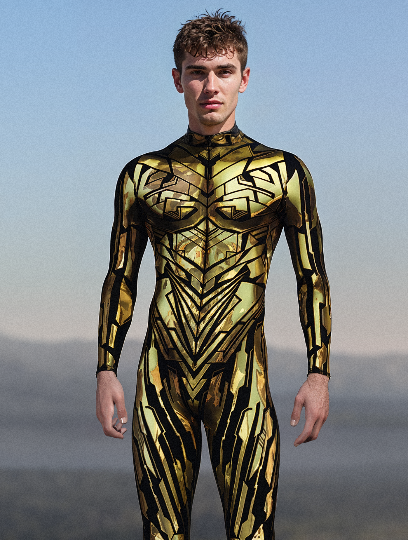 Fury Node Gold Male Costume 1