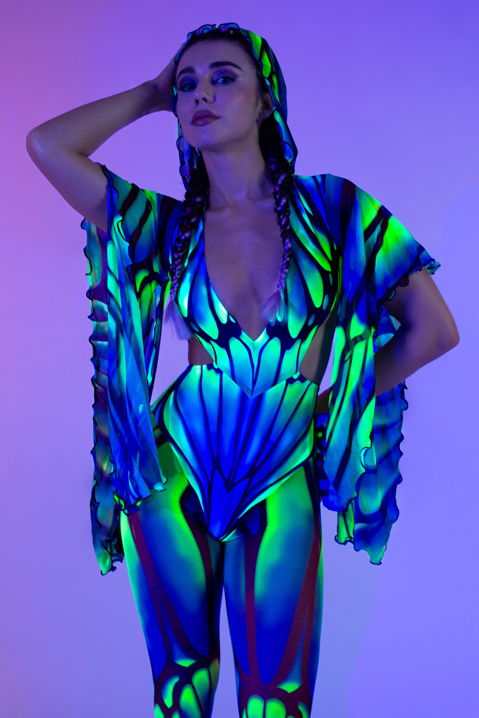 Flutter Hooded Fairy Costume 1