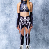 Silver Bones Sleeveless Rave Top