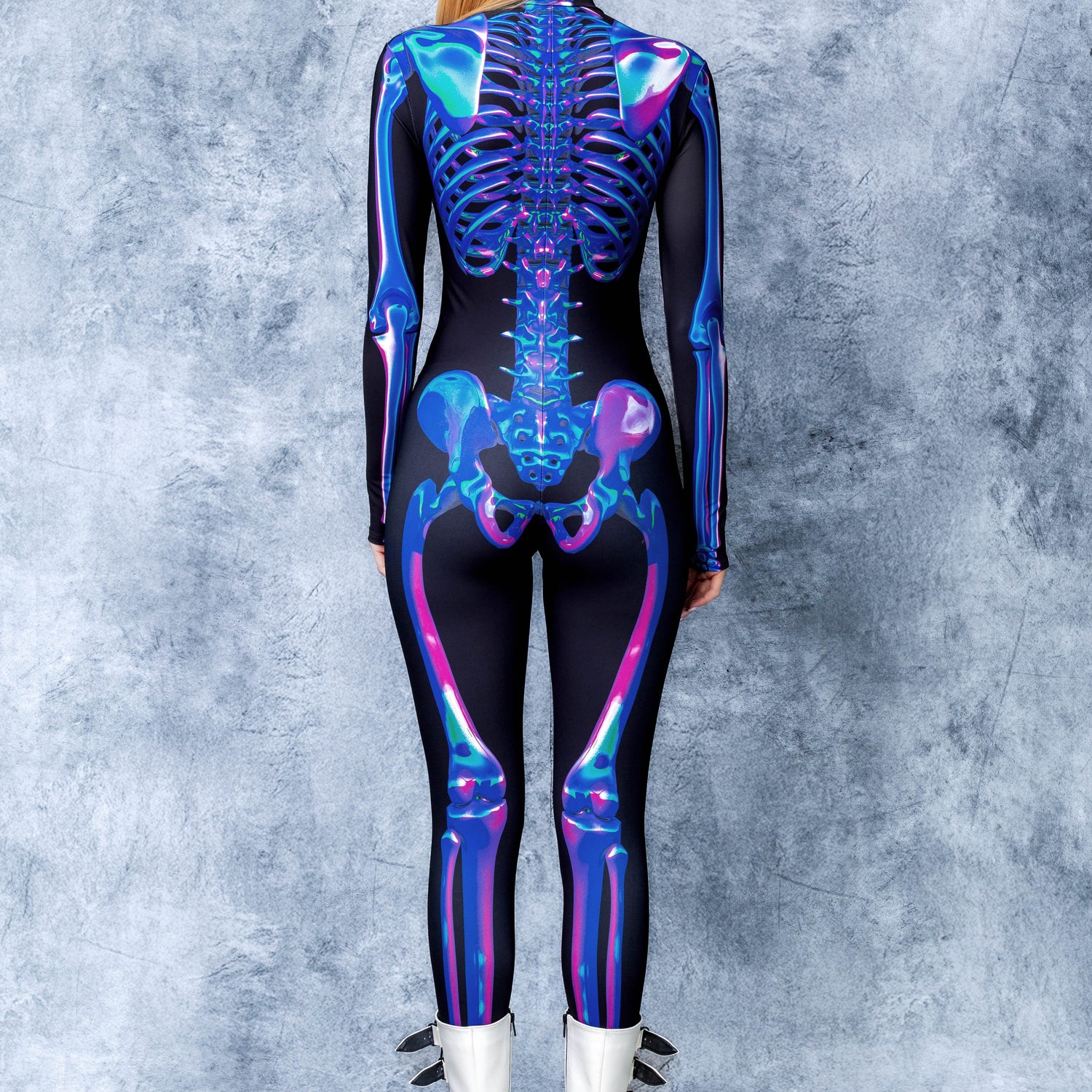 Holo Skeleton Costume 3