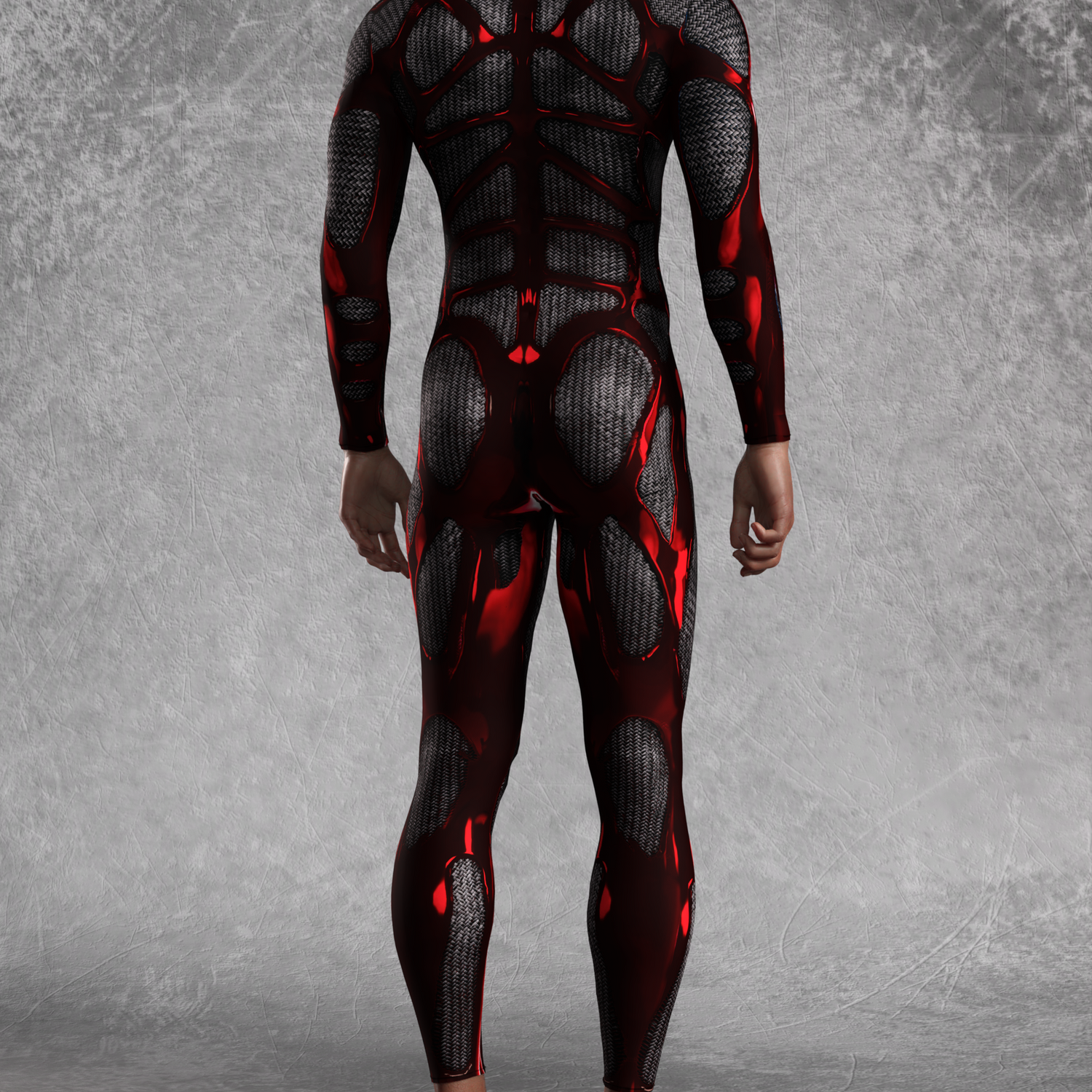 Cardinal Synth Male Costume Lycra