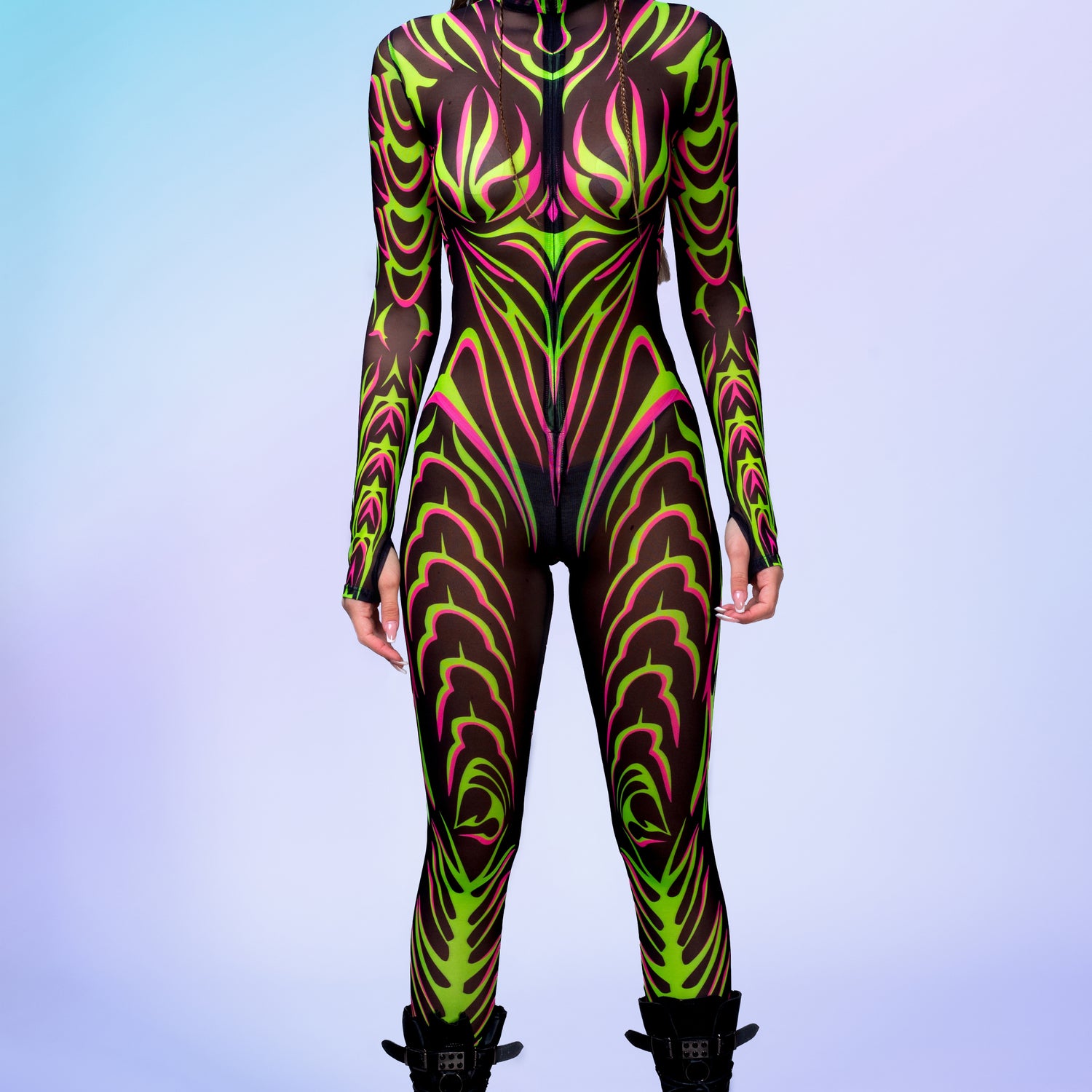 Mantra Nocturnal Mesh Costume Yellow
