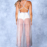 Etherial High Waist Mesh Skirt