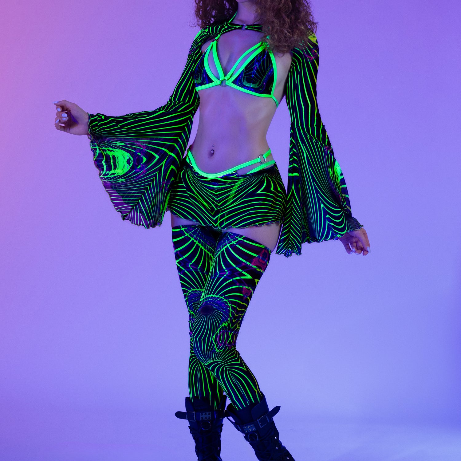 Ultima Ring Triangle Top Green, Yellow