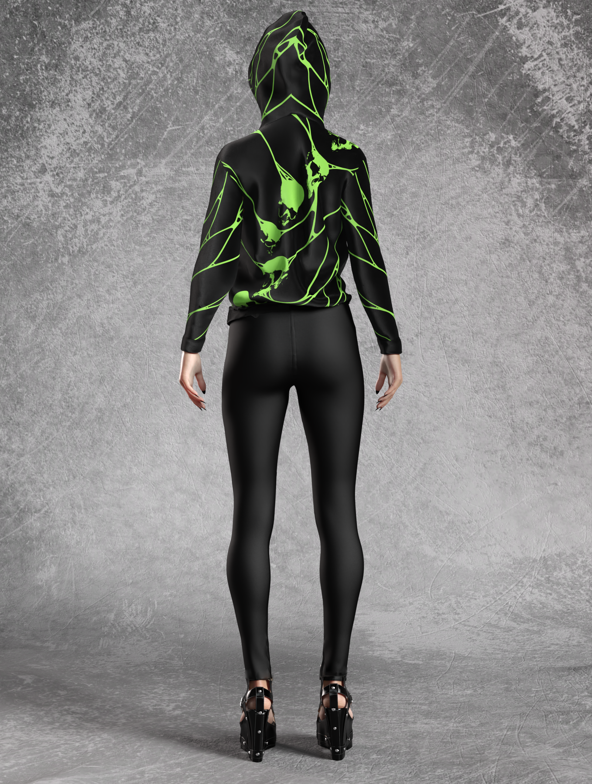 Toxic Amnesia Hoodie Leggings Set 2