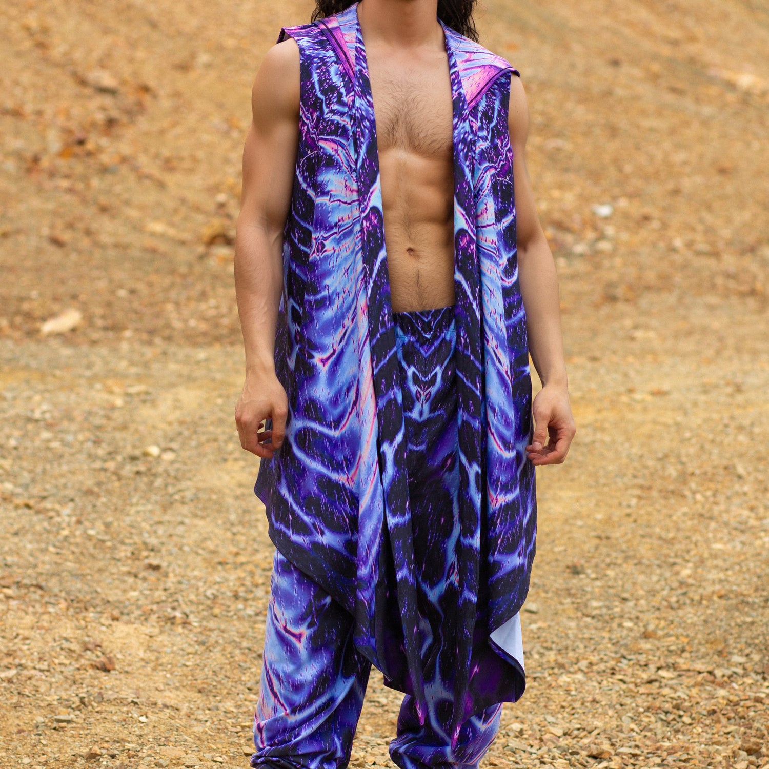 Deep Sea Phantom Male Wide Pants