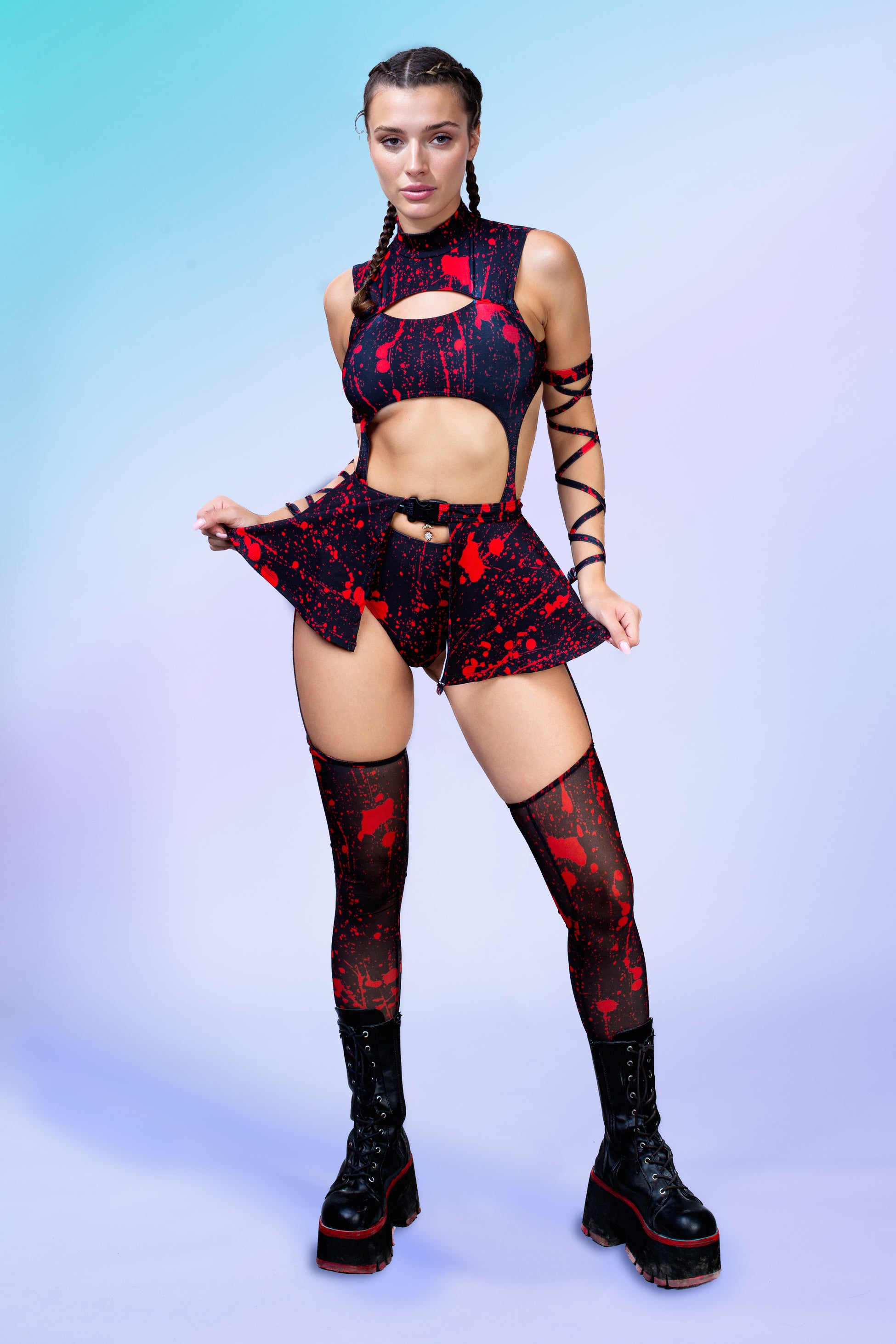 Above Suspicion Chaps Leotard Wraps Set 1
