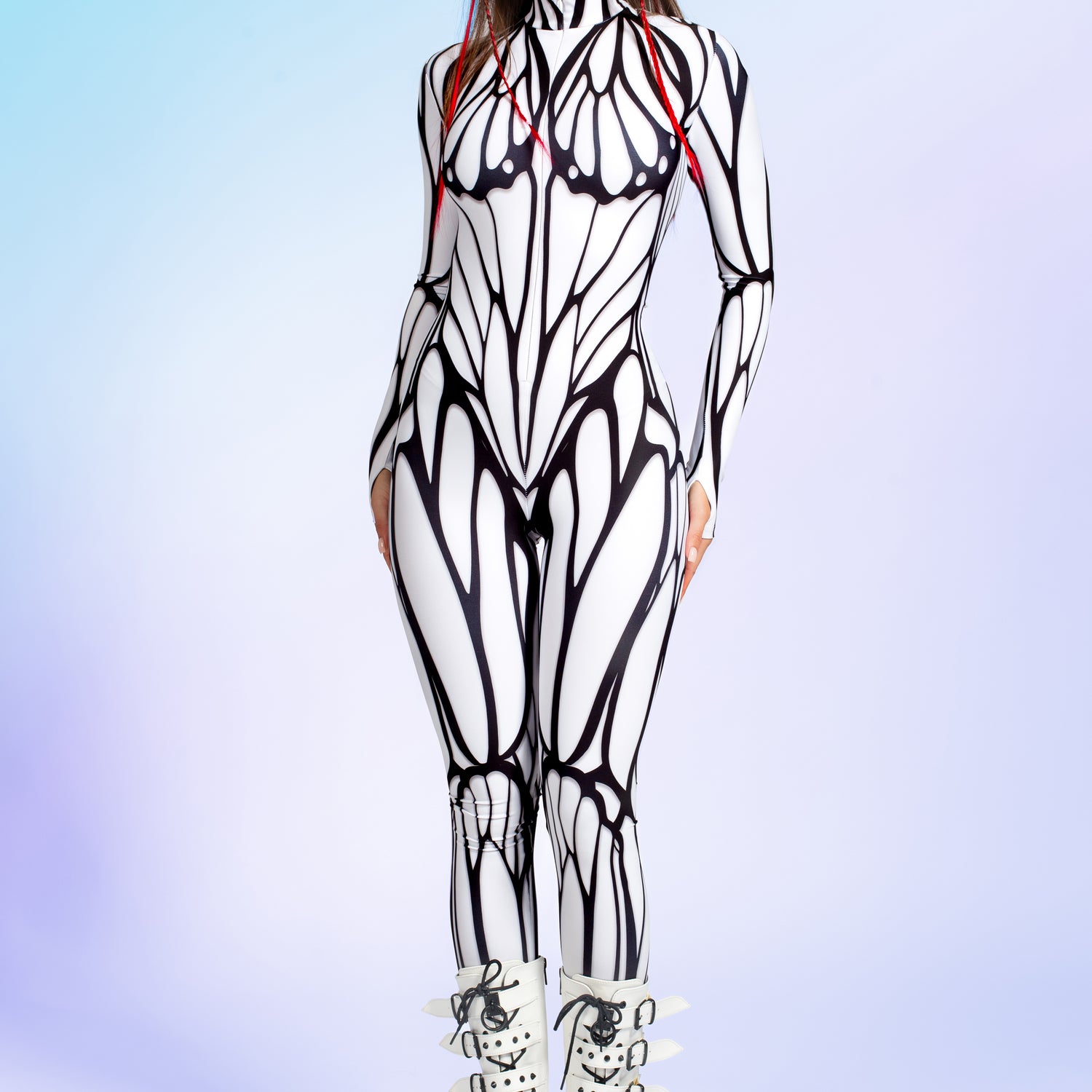 Flutter BnW Costume Black, White