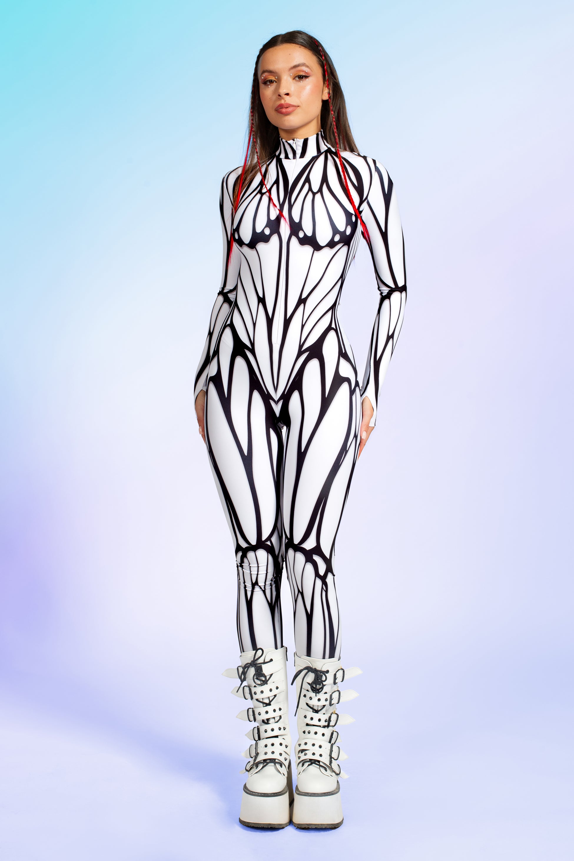 Flutter BnW Costume 2