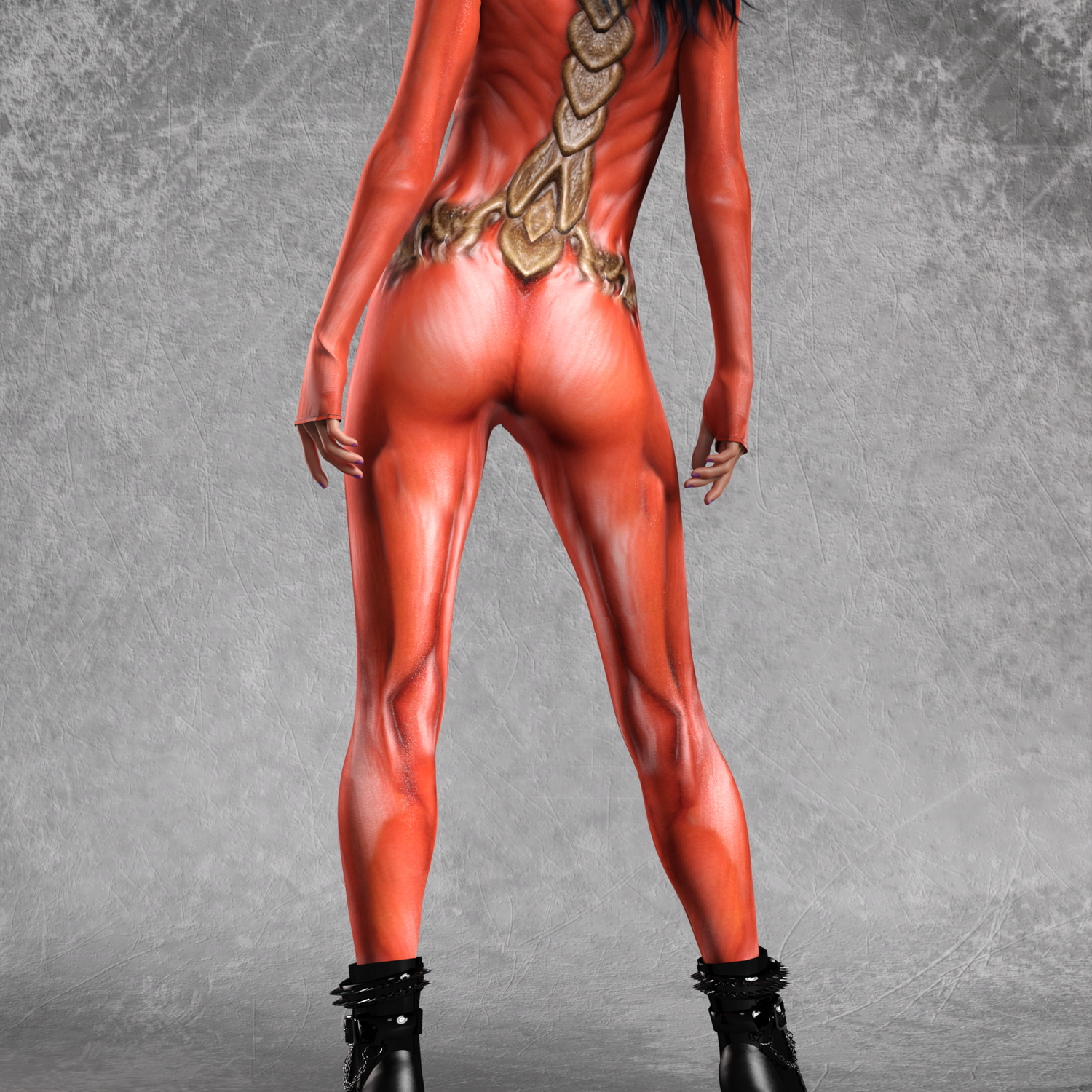 Women Hell Servant Red Costume