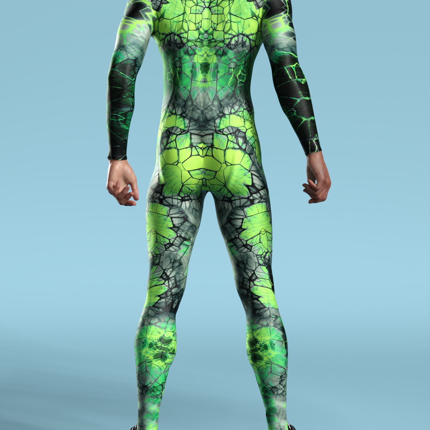 Uranium Wasted Male Costume Lycra