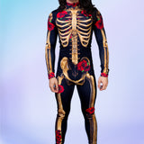 Rose Skeleton Male Costume