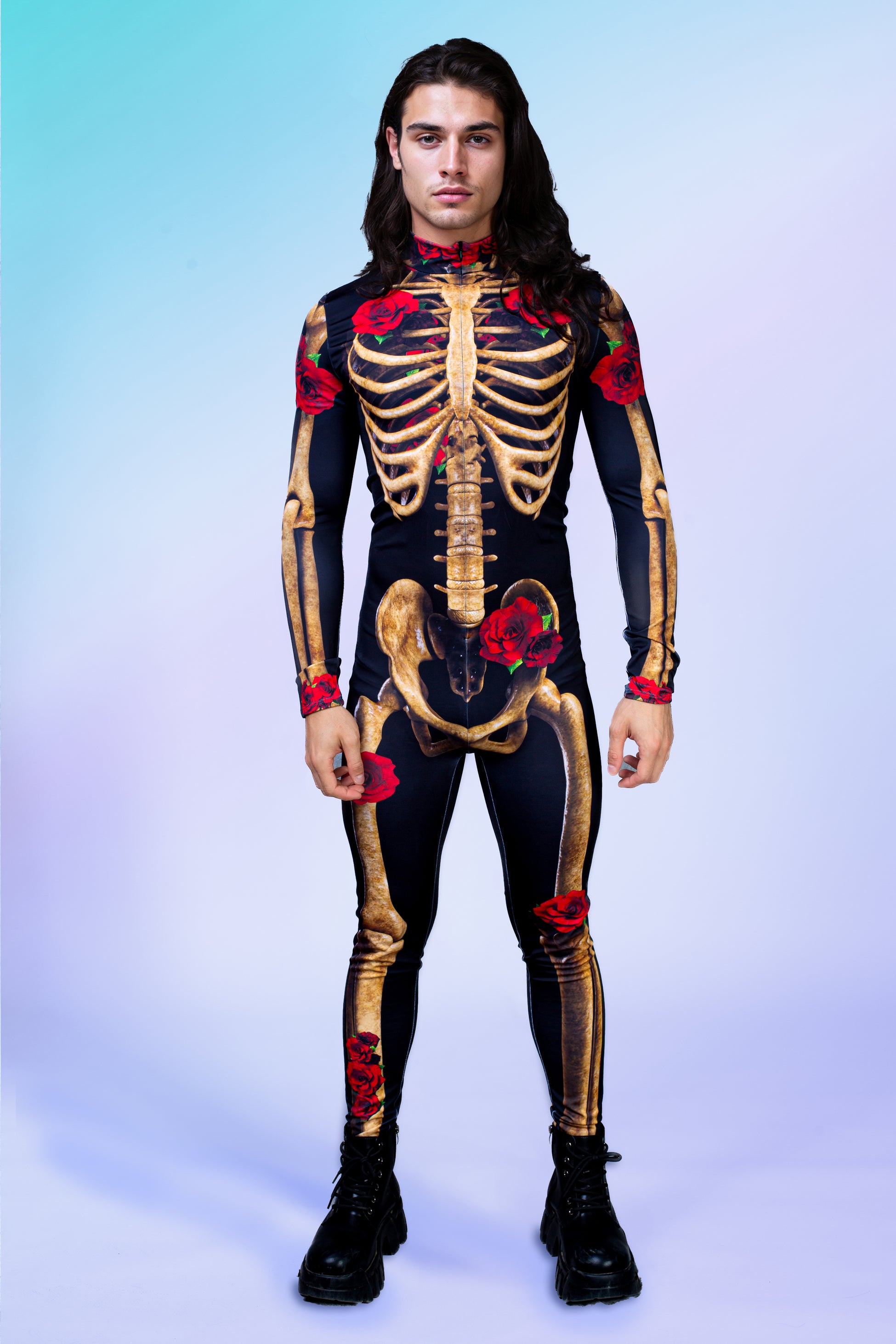 Rose Skeleton Male Costume 2
