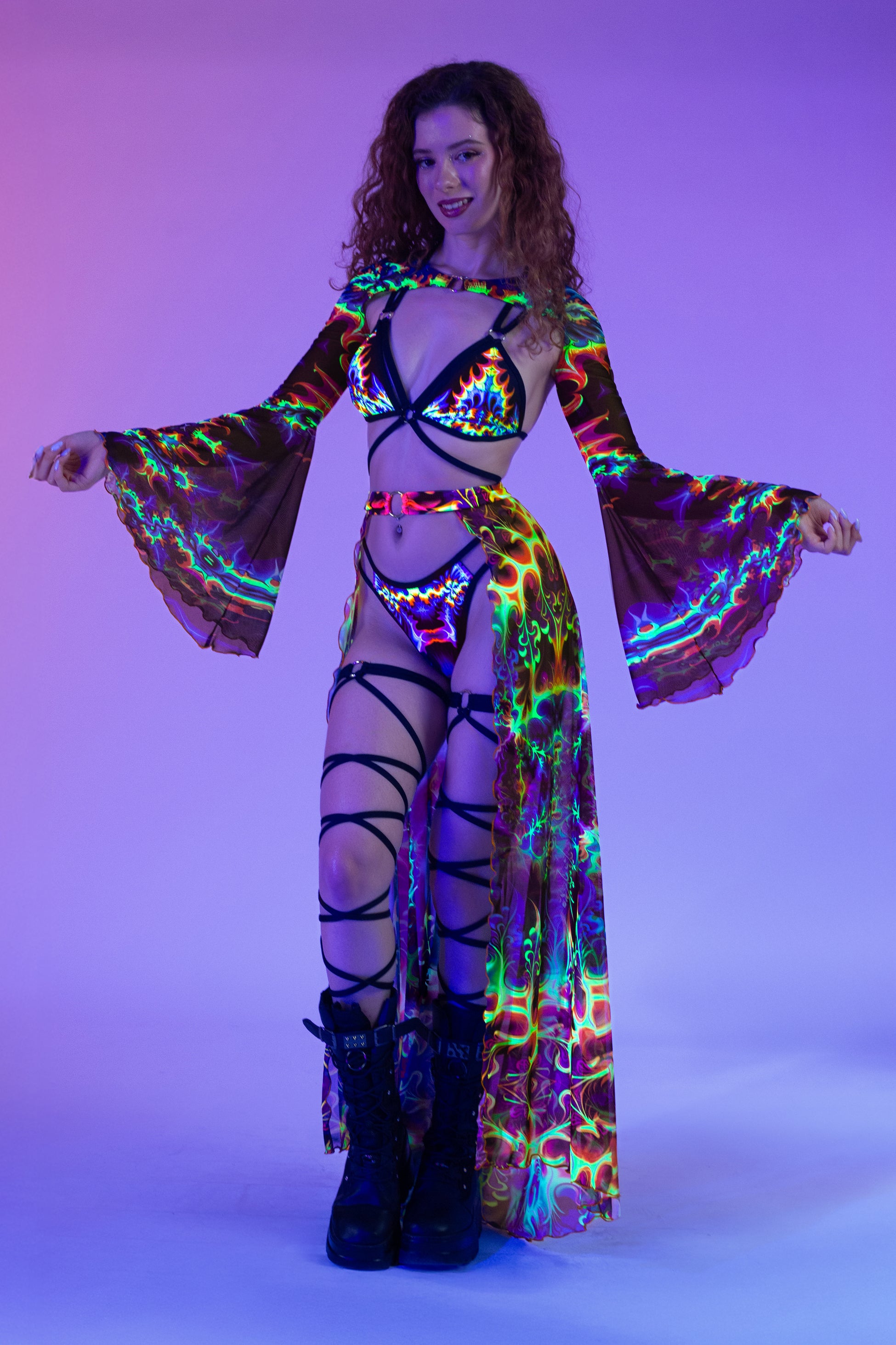 Lightning Round Ring Skirt Set 1