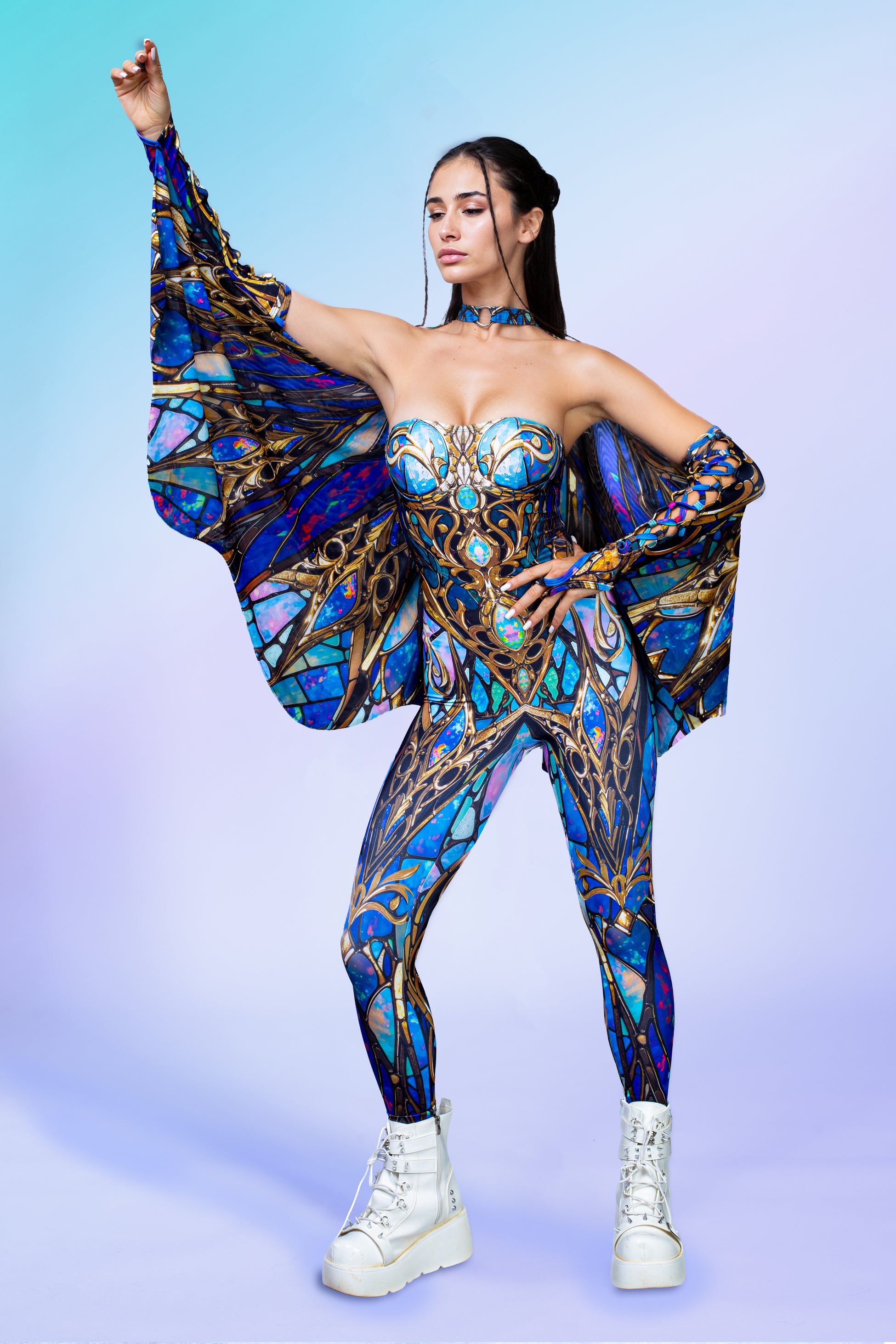 Heartstone Cyber Strapless Romper 2