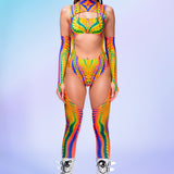 Trippyzoner Chaps Leotard