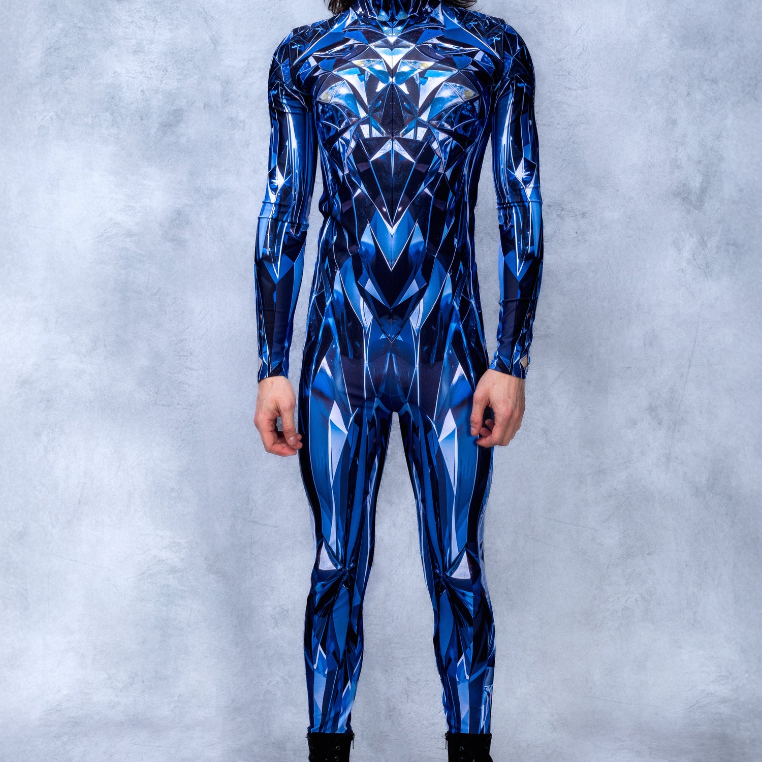 Silver Crush Male Costume Blue