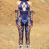 False Dawn Criss-Cross Jumpsuit