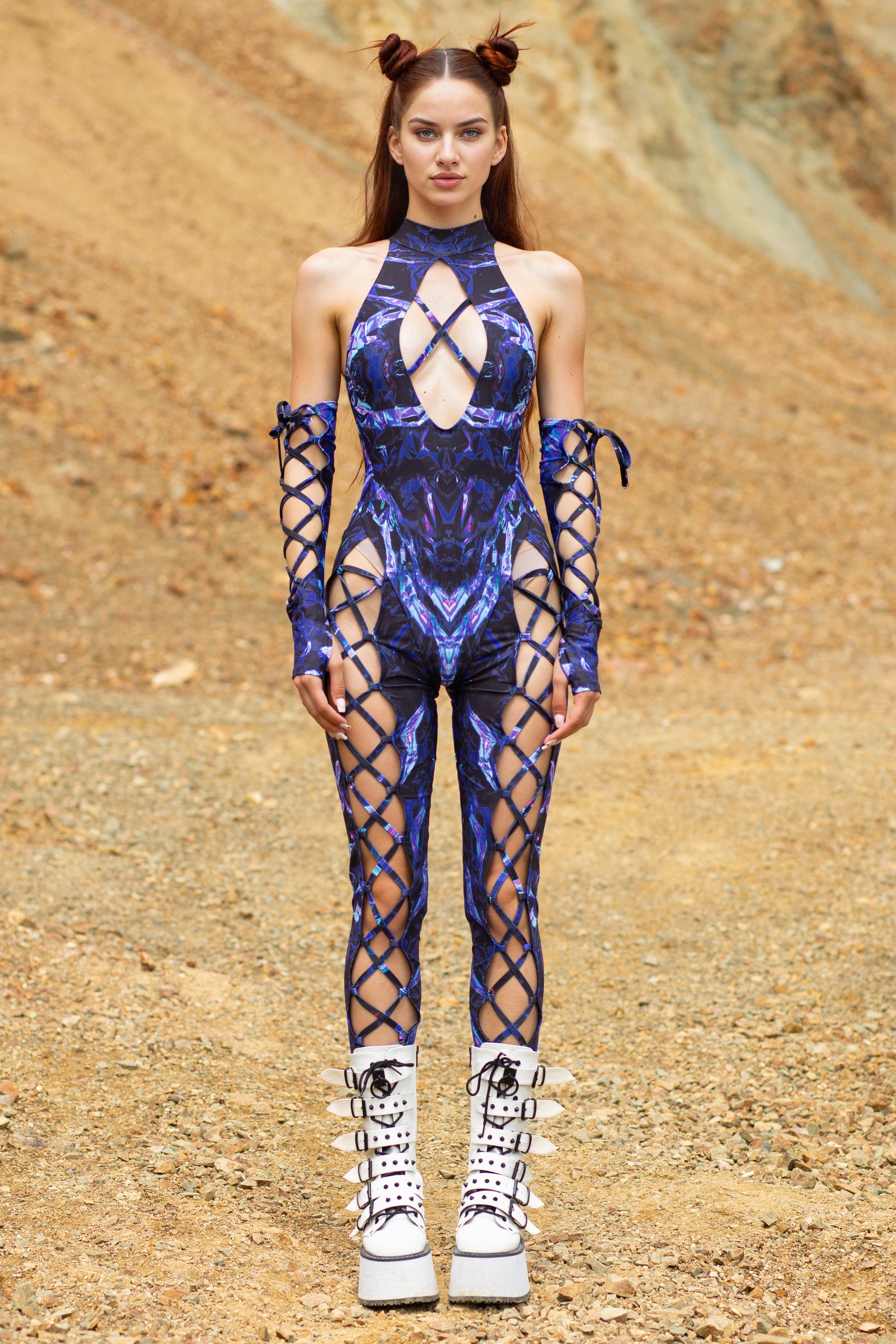 False Dawn Criss-Cross Jumpsuit 2