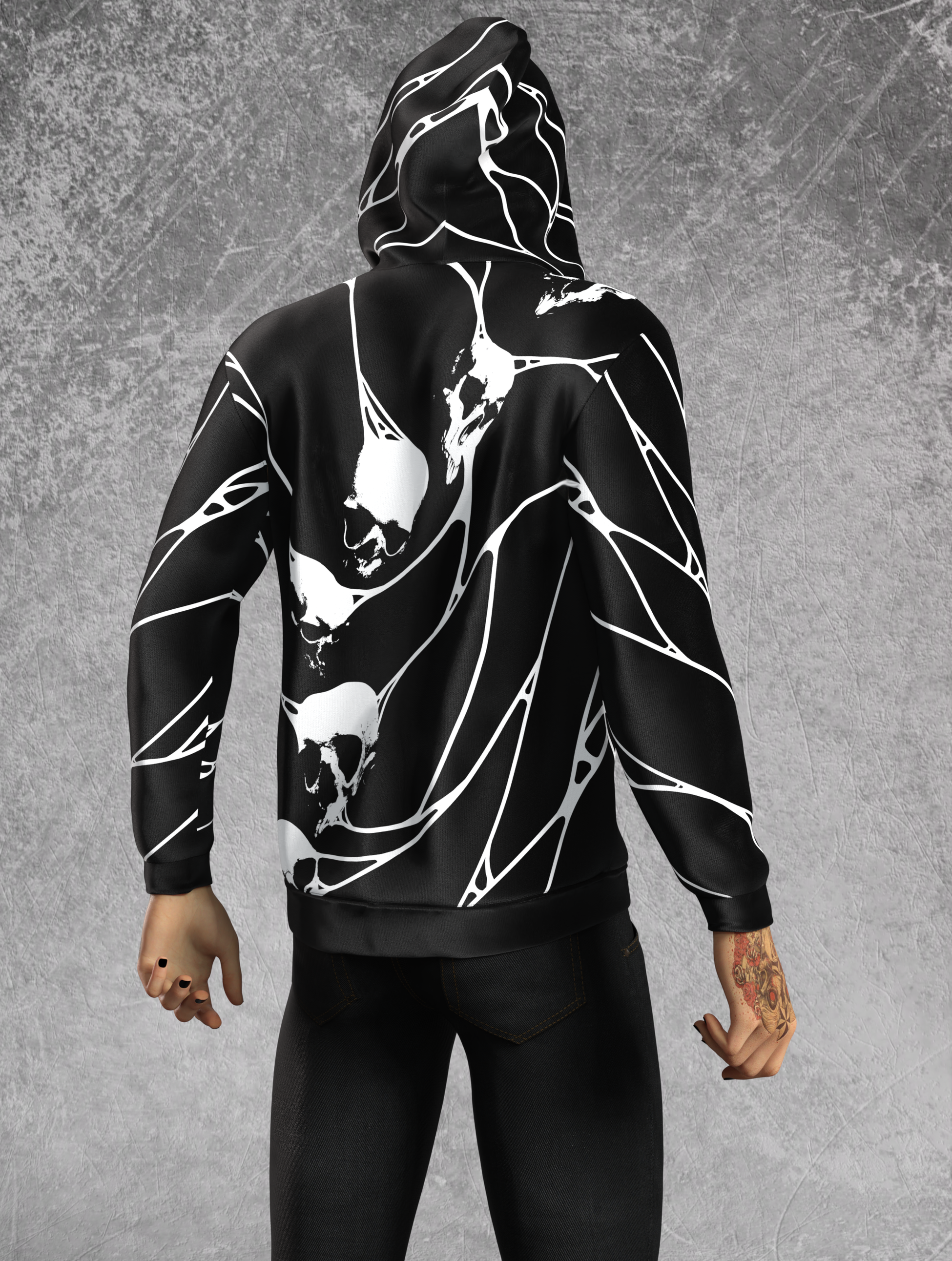 Amnesia Male Short Hoodie 2