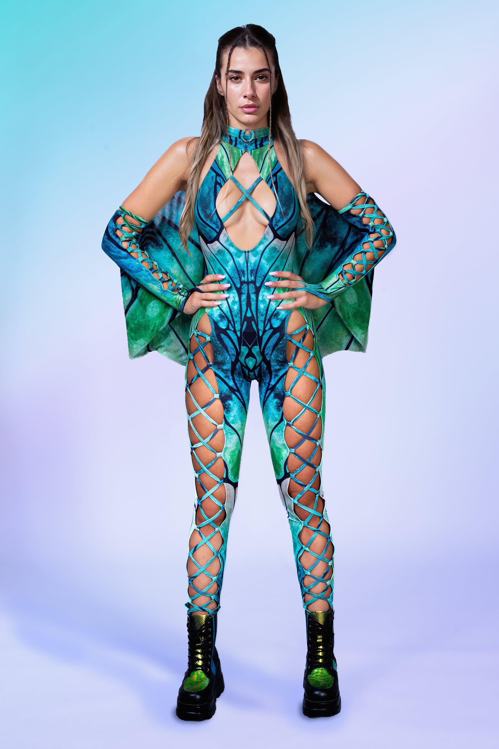 Luna Glide Fairy Criss-Cross Jumpsuit 2