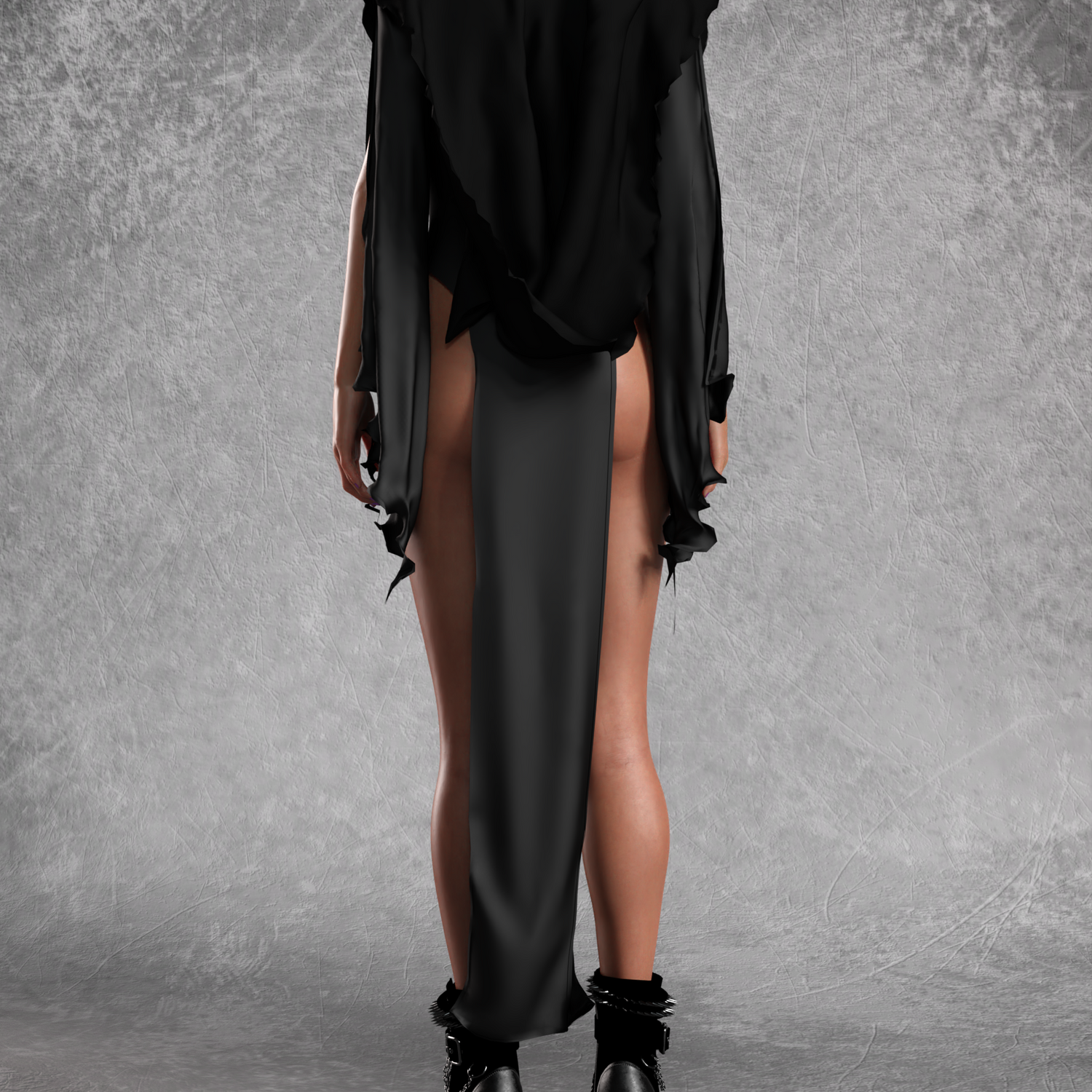 Women Witch High Cut Dress