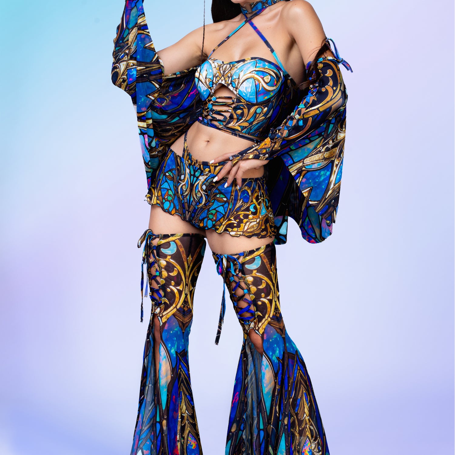 Fairy Heartstone Corset Winged Set