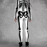 White Bossy Skeleton Costume