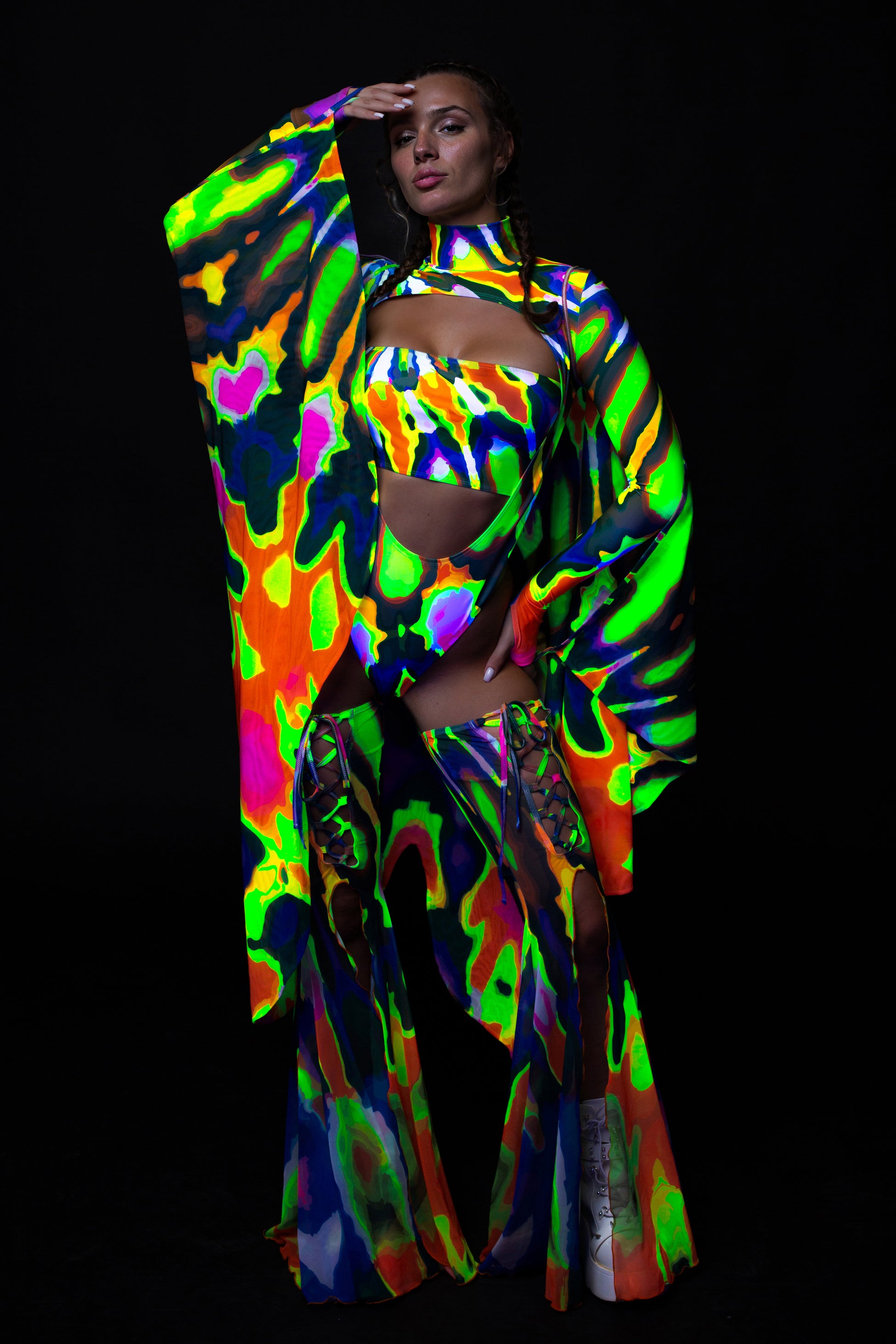 Fairy Spill your Soul Open-Heart Leotard 2