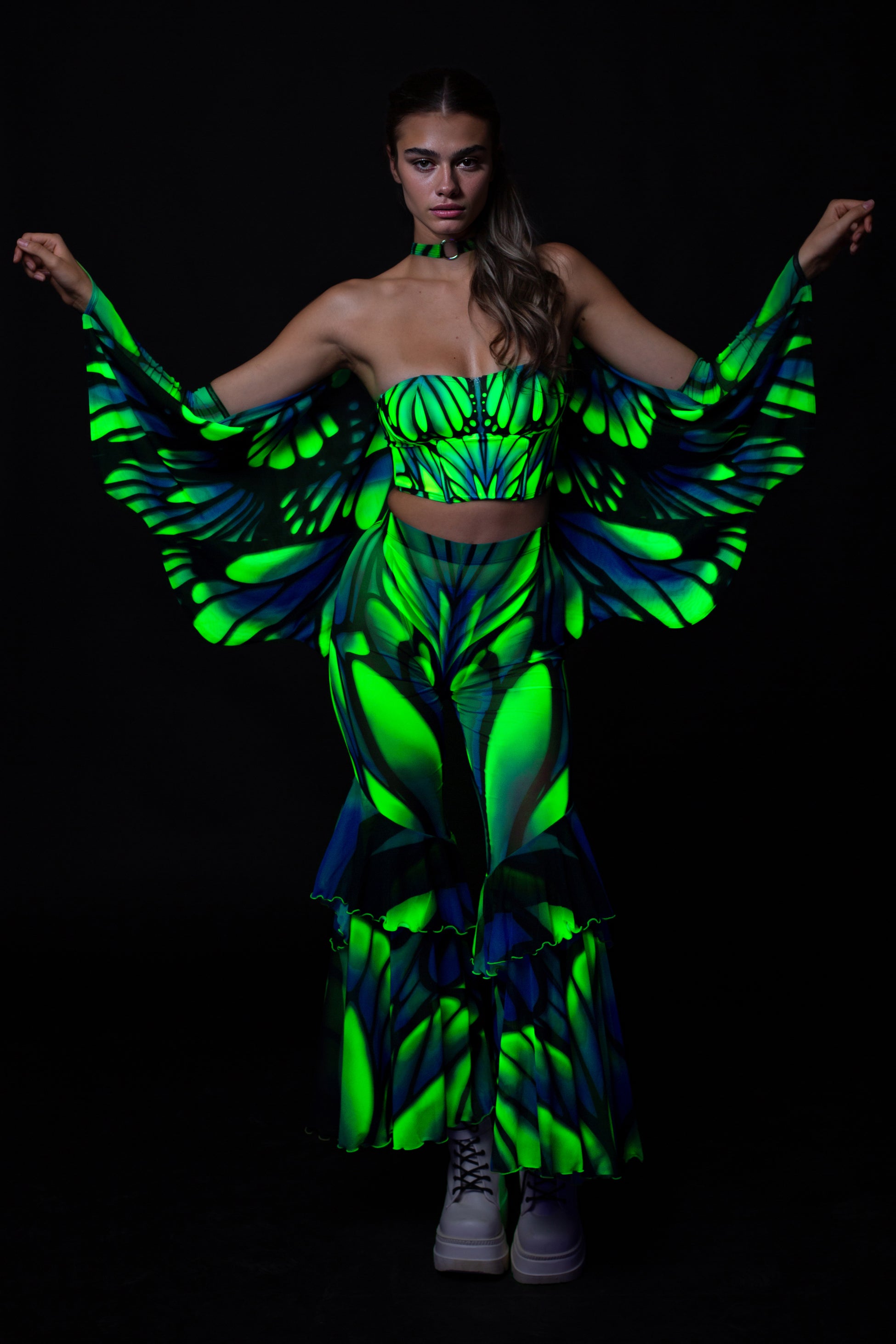 Flutter Fairy Ruffled Winged Set 2