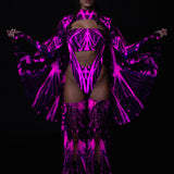 Birdsong Pink Mesh Wings
