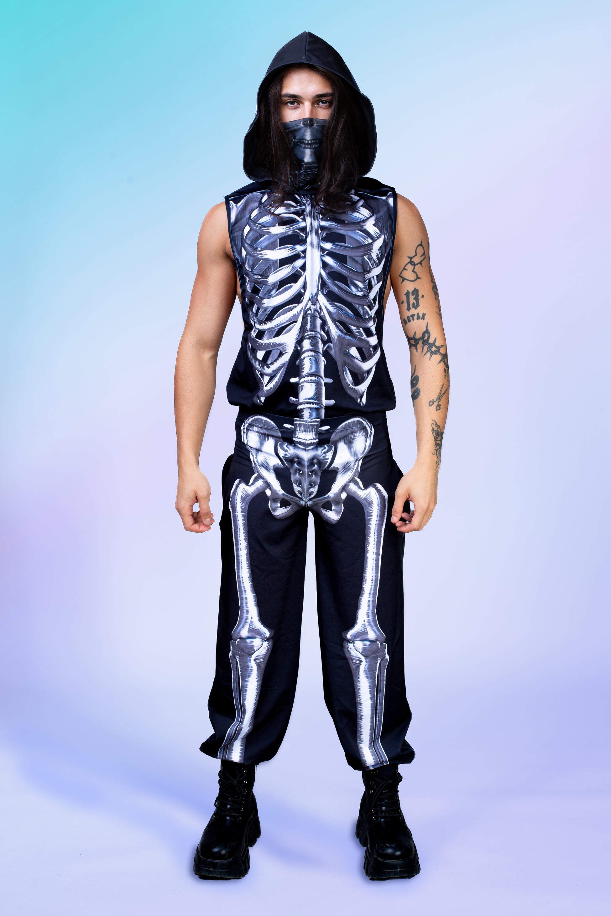 Silver Candy Skeleton Male Muscle Set 1
