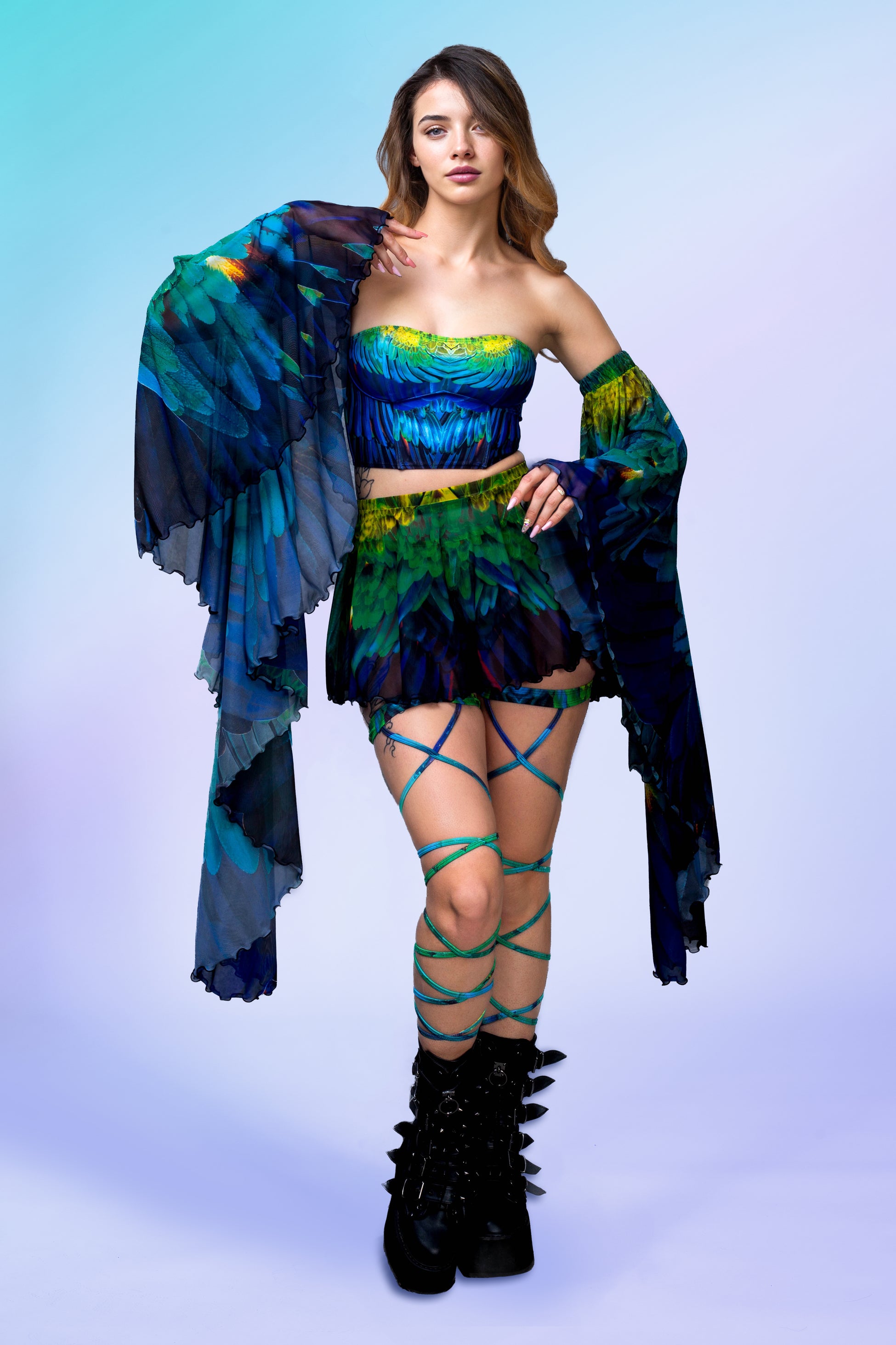 Birds of a Feather Bandeau Set 1