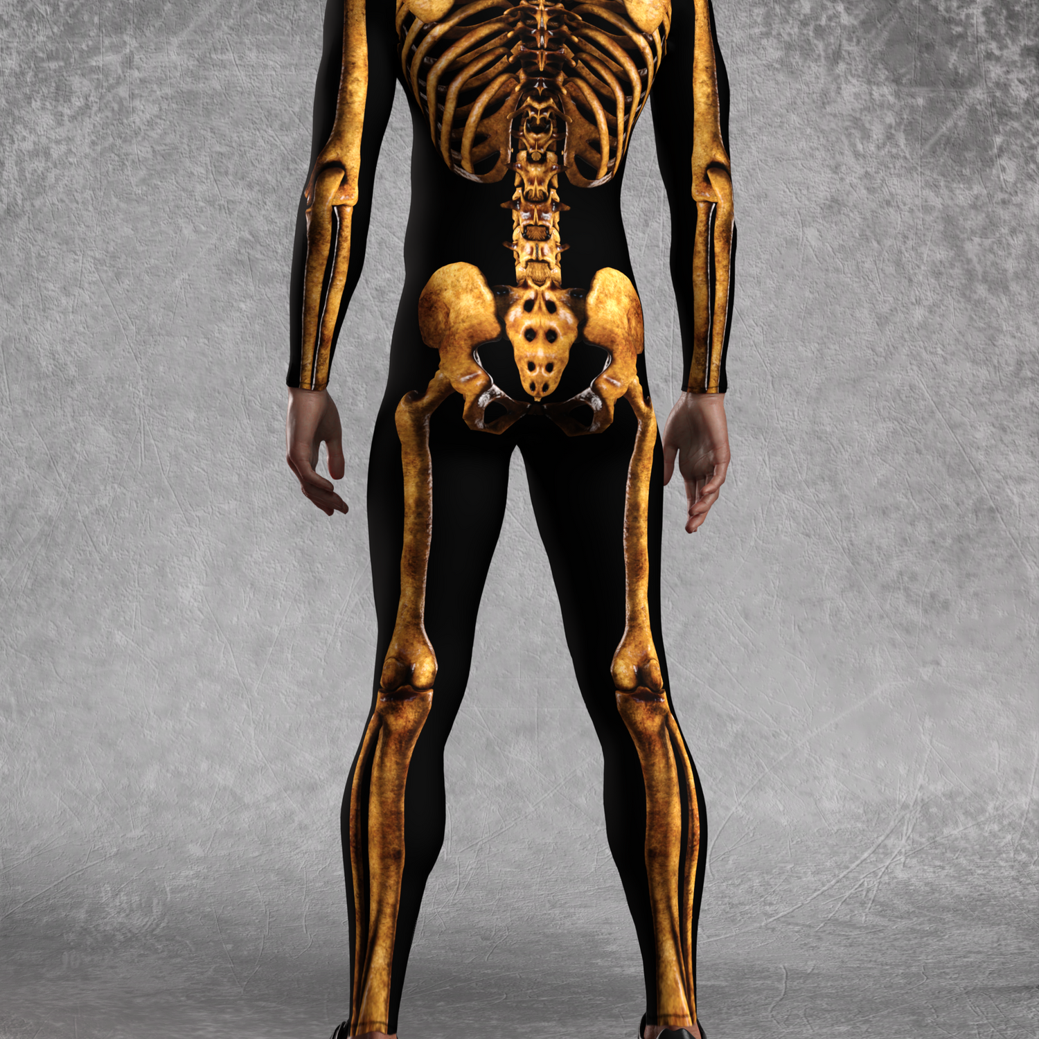 Men Dirty Candy Skeleton Male Costume