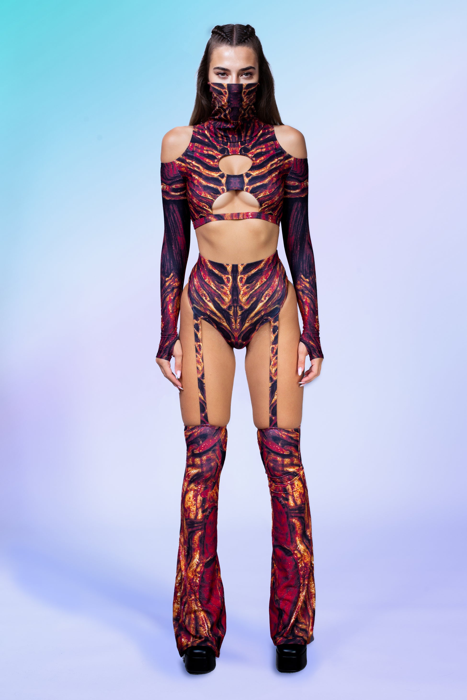 Blood Zombie Cold Shoulder Top 2