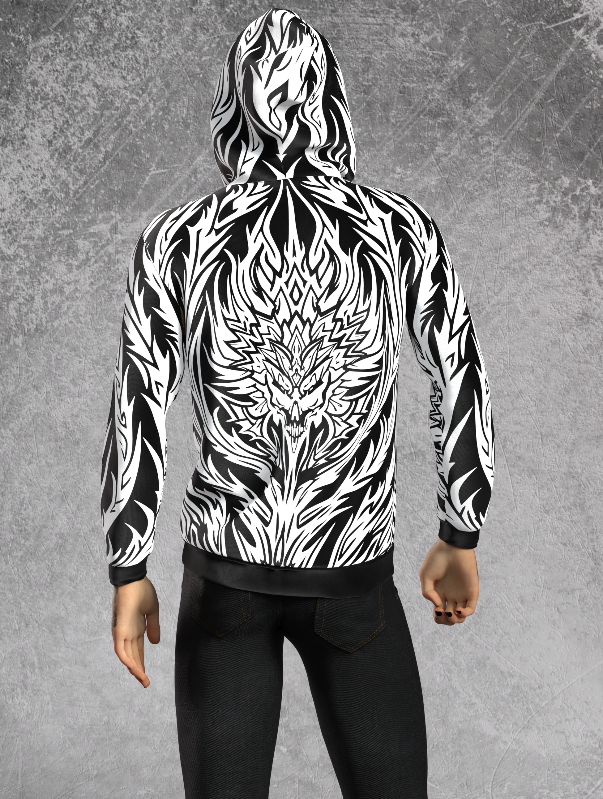 Predator Male Short Hoodie 2