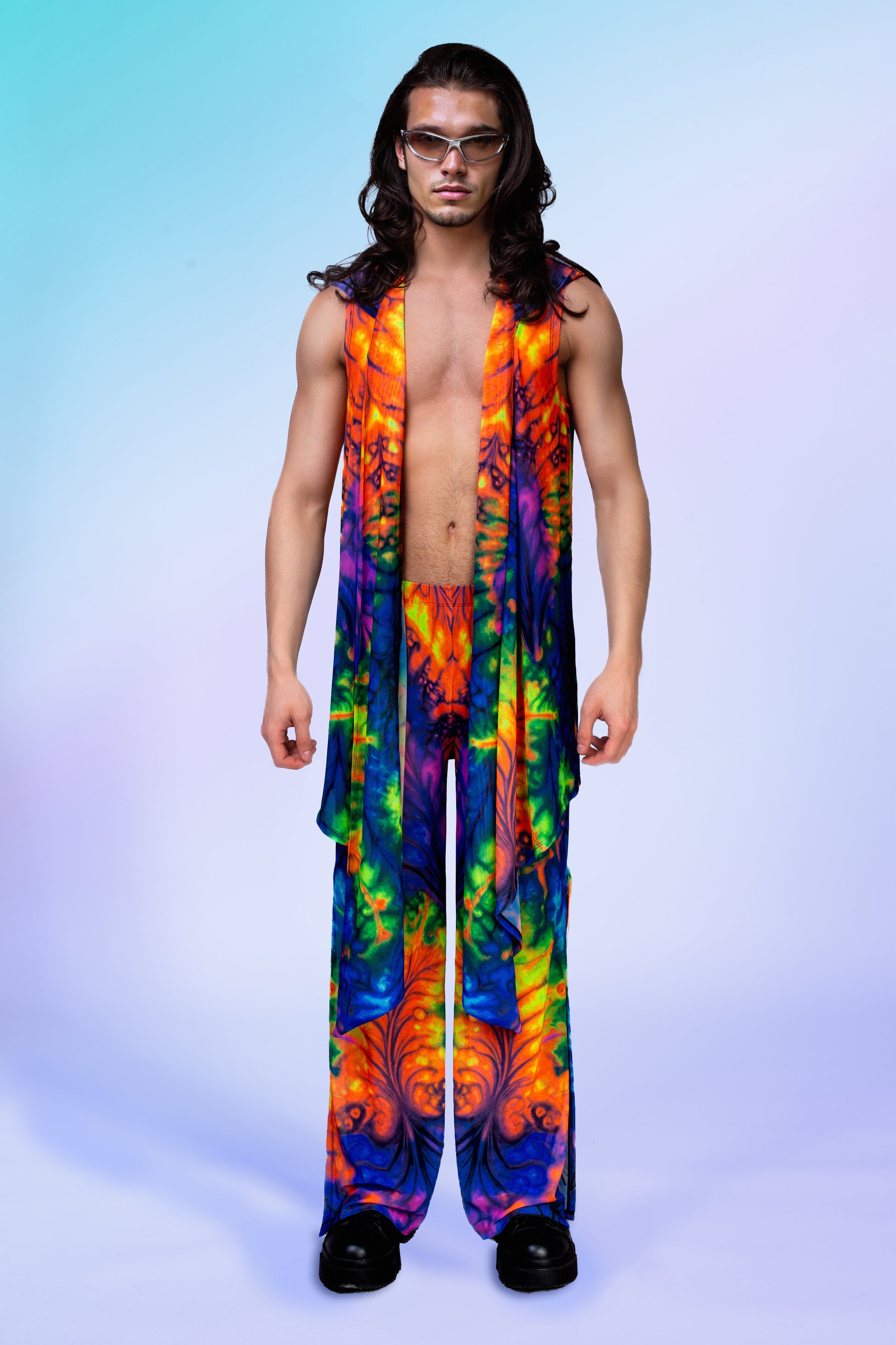 To Dye For Mesh Male Vest Set 1