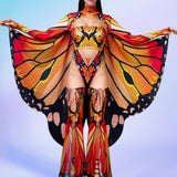 Autumn Butterfly Mesh Wings