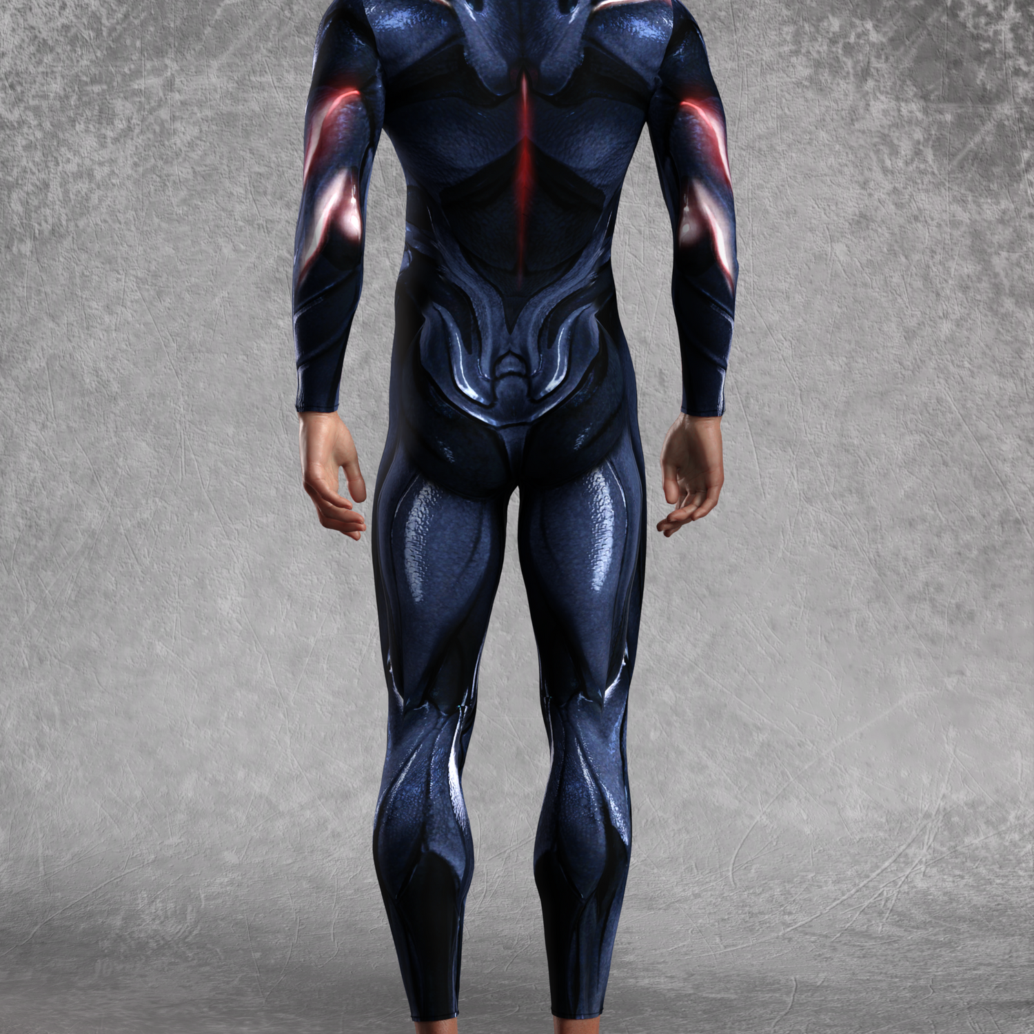 Men Cyber Abyss Male Costume