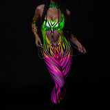 Lynx Open-Heart Bodysuit Set