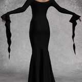 Mrs. Addams Trumpet Dress