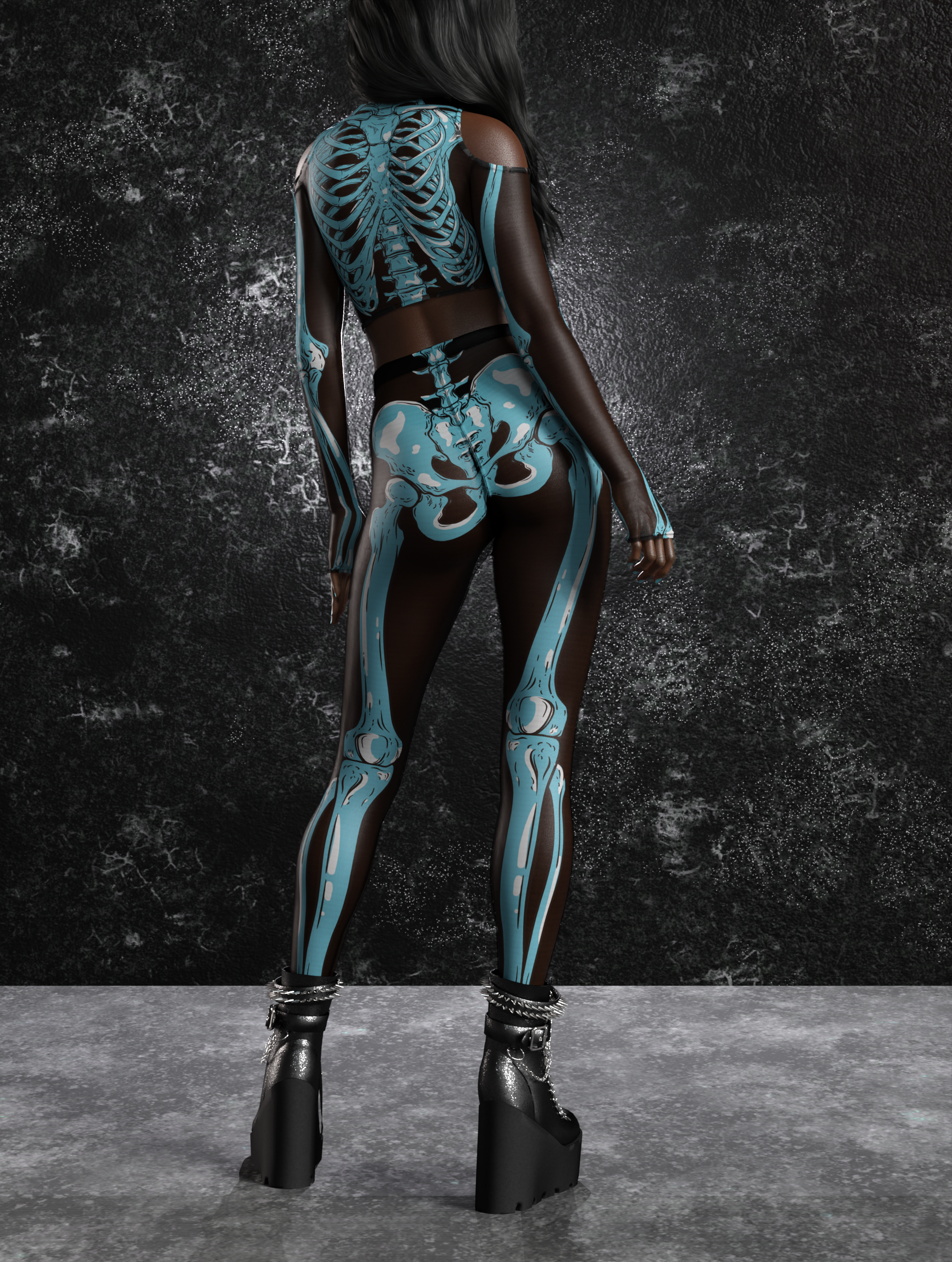 Bicker Bones Mesh Top 2