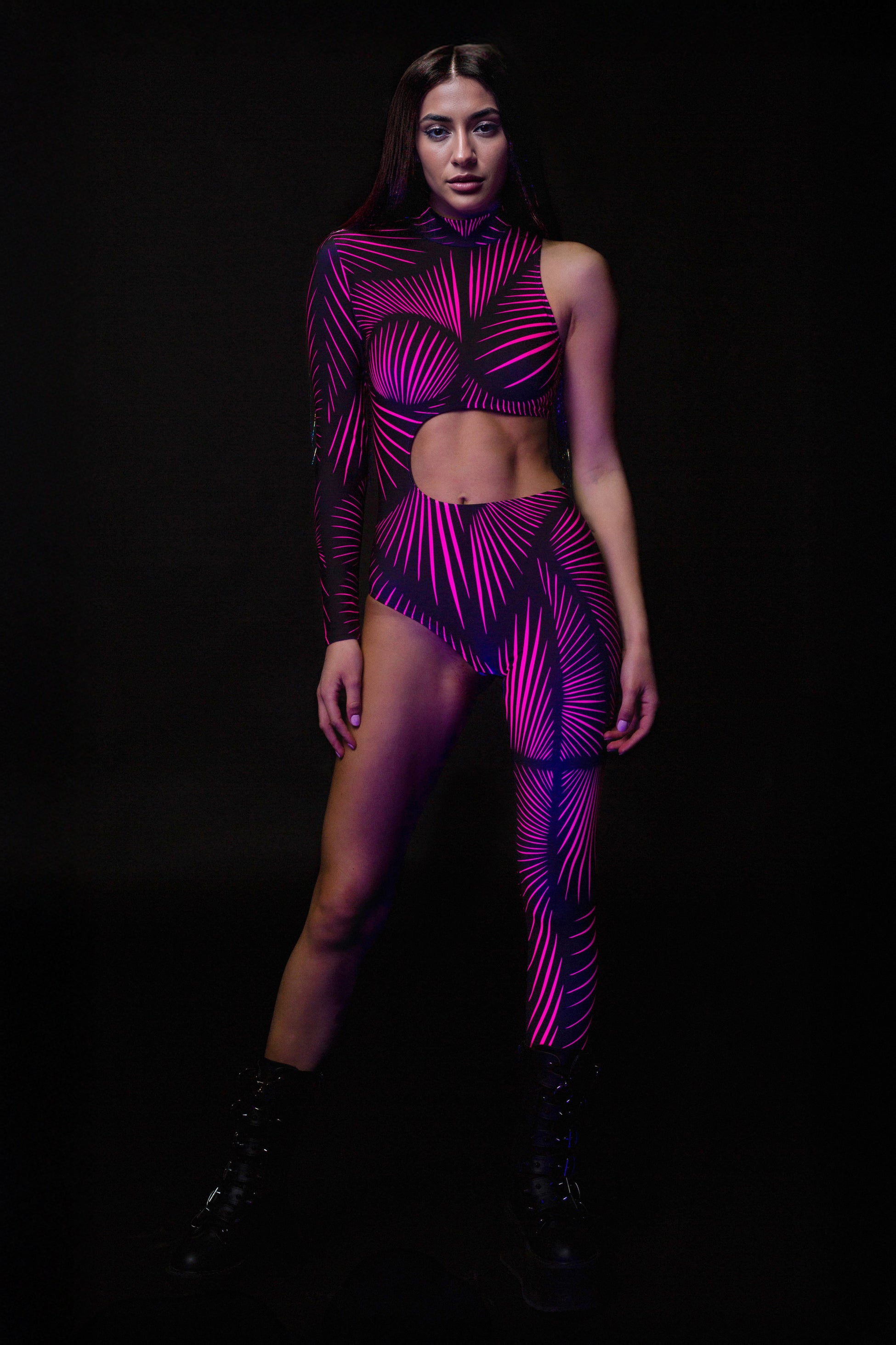Light Diversions Pink Asymmetrical Costume 2
