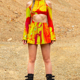Flow Motion Bell Sleeve Dress