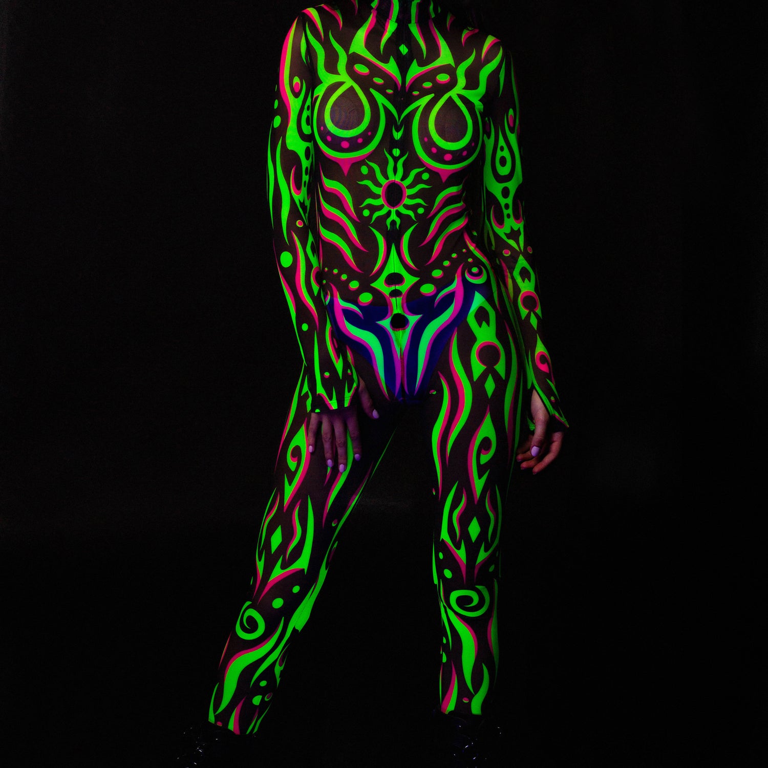 Solis Mesh Costume Green