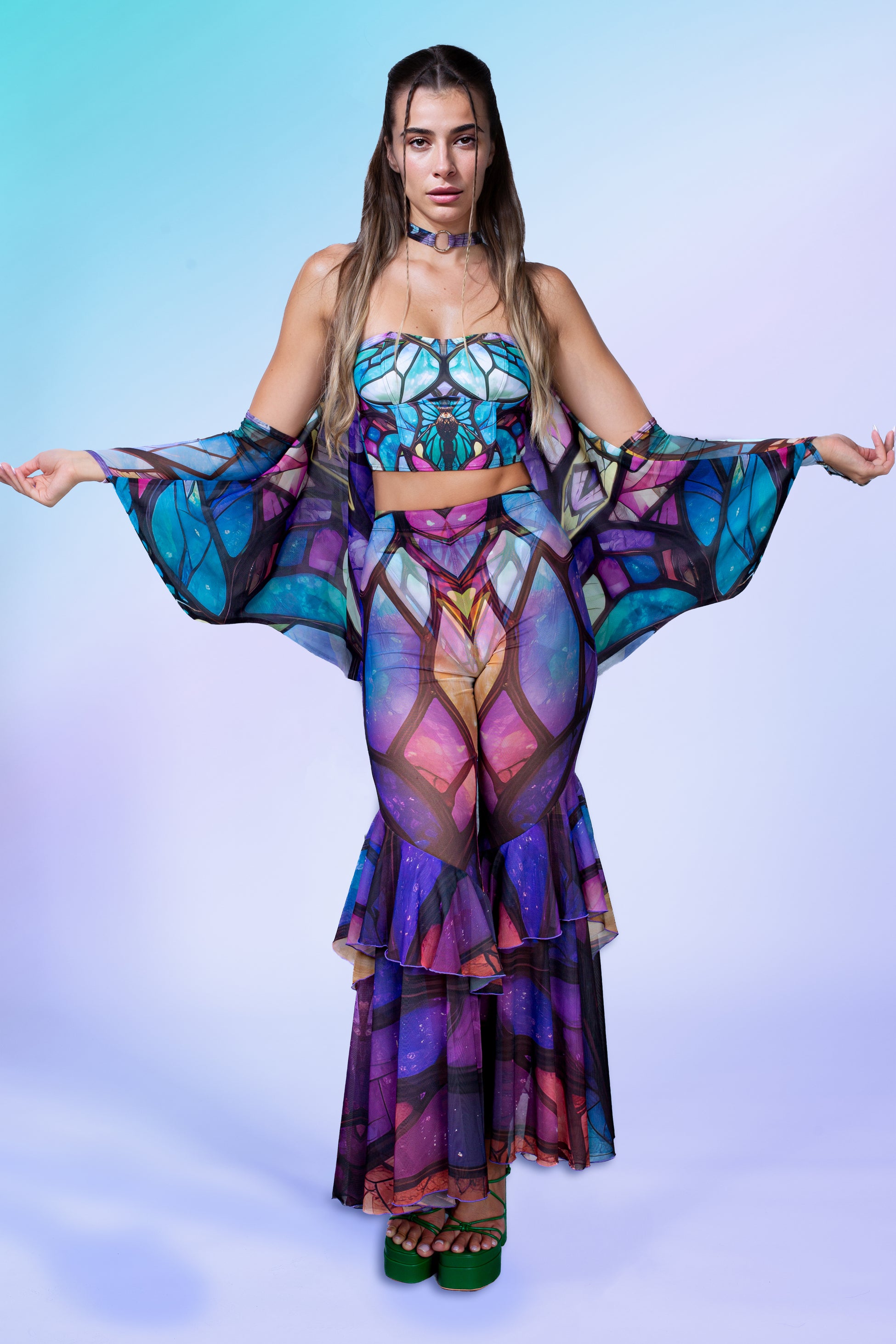 Rosette Mesh Wings 2