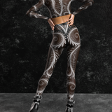 Phantom Mesh Leggings Set