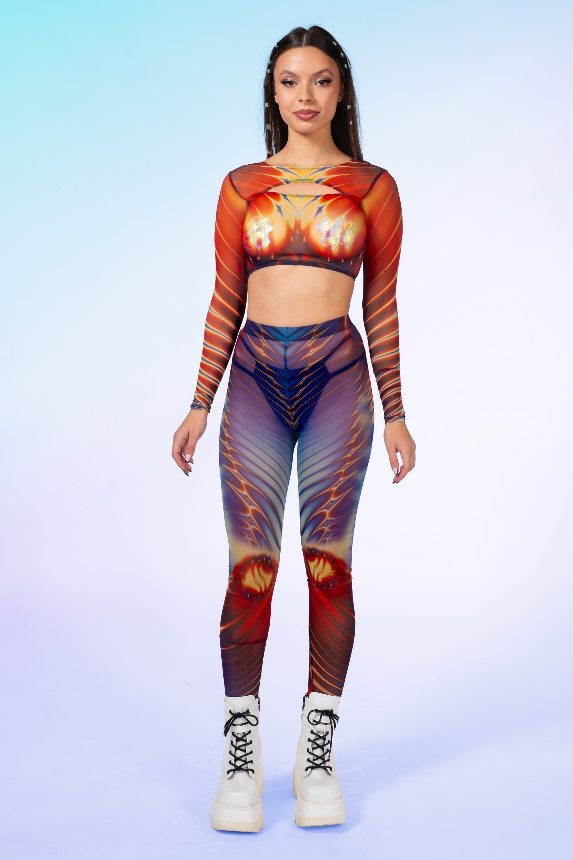 Ignition Mesh Leggings Set 1