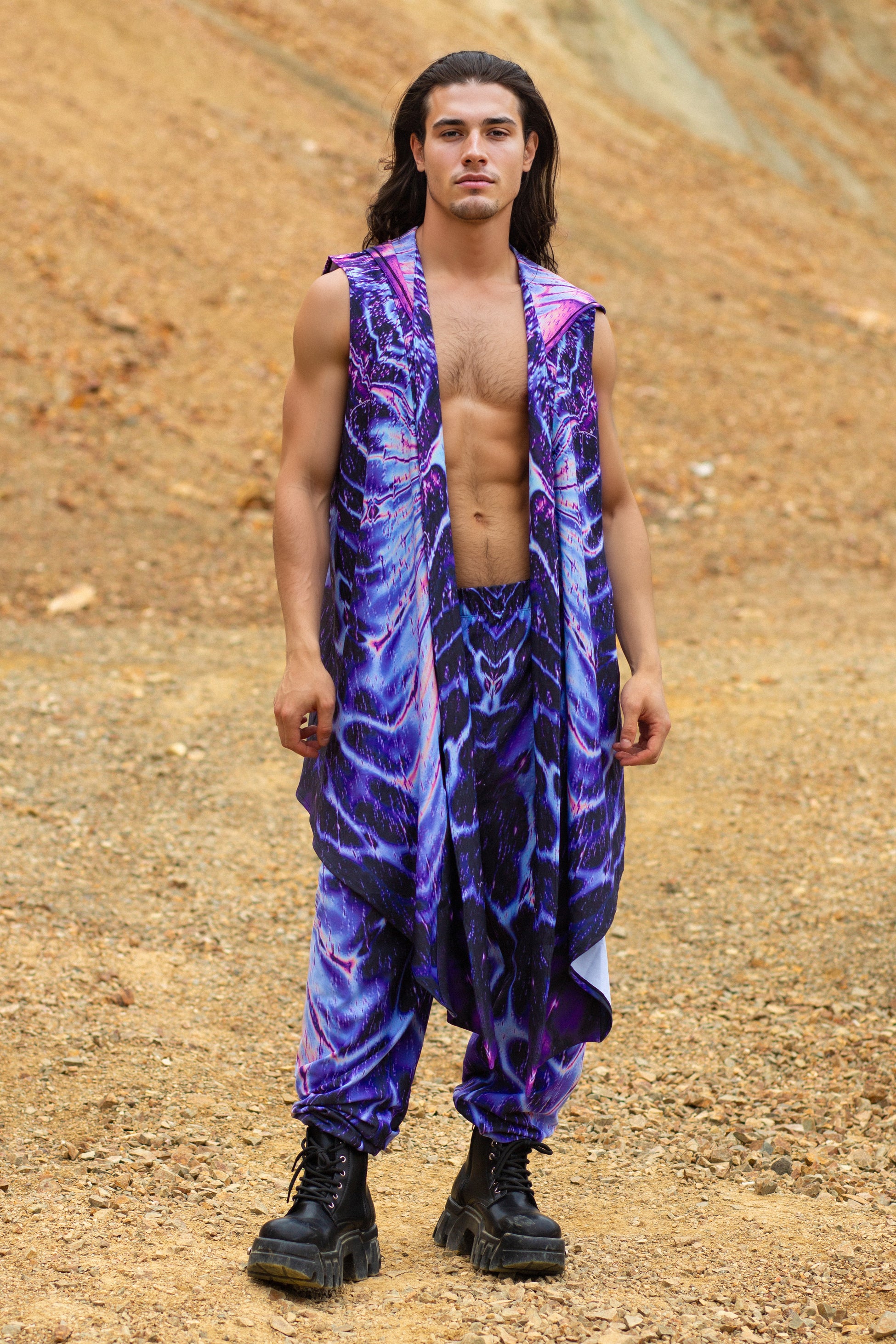Deep Sea Phantom Male Hooded Vest 2