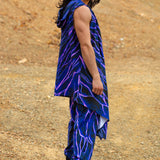 Magenta Burst Male Wide Pants